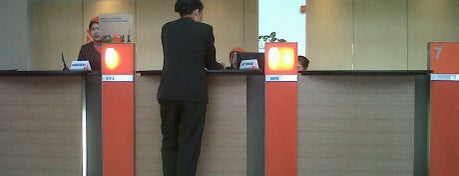 Bank BNI is one of waiting room.