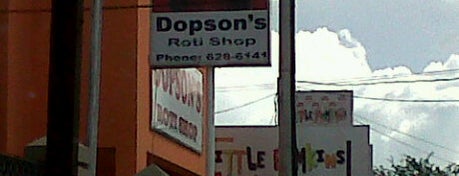 Dopson's Roti Shop is one of World wide Bars & Restaurants.