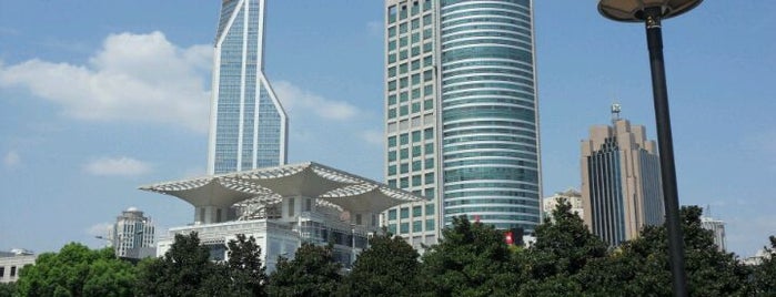 People's Square is one of Shanghai (上海).