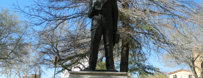 Hugh M. Milton II Statue is one of NMSU Sculptures and Statues.