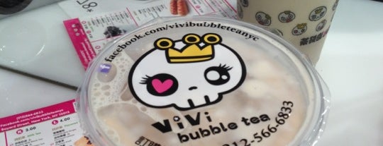 Vivi Bubble Tea is one of 纽约华埠.