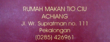 RM Bagan Aciang is one of Pekalongan World of Batik.