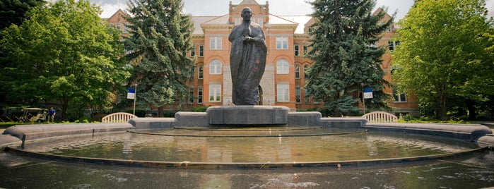 Saint Ignatius (Fountain) is one of Gonzaga University Campus.