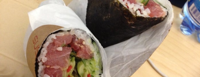 Sushirrito is one of The 9 Best Places for Burritos in the Financial District, San Francisco.