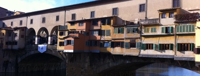 Ponte Vecchio is one of Must-see places a stone's throw away from our shop.
