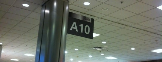 Gate A10 is one of Hartsfield-Jackson International Airport.