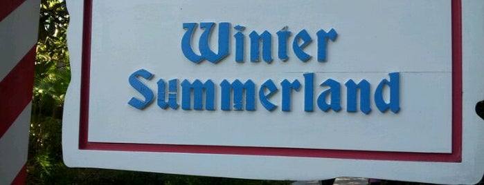 Winter Summerland Miniature Golf is one of Disney World/Islands of Adventure.