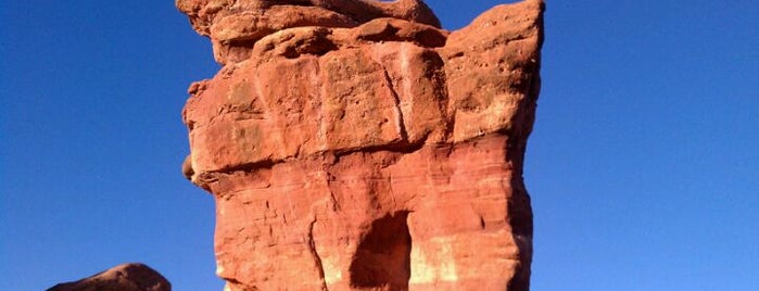 Balanced Rock At Garden Of The Gods is one of Denver to Taos roadtrip!.