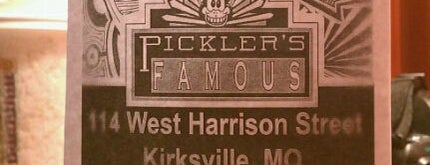 pickler's famous is one of Kirksville Restaurants.