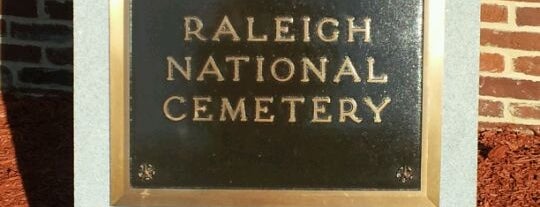 Raleigh National Cemetery is one of United States National Cemeteries.