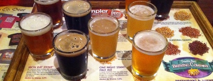 Tampa Bay Brewing Company is one of "Diners, Drive-Ins & Dives" (Part 1, AL - KS).