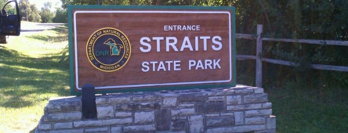 Straits State Park is one of Michigan State Parks.
