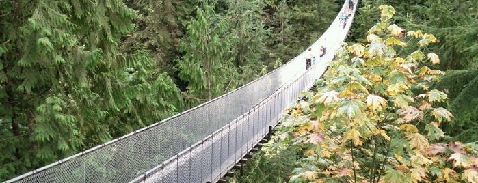 Capilano Suspension Bridge is one of Exploring Vancouver.