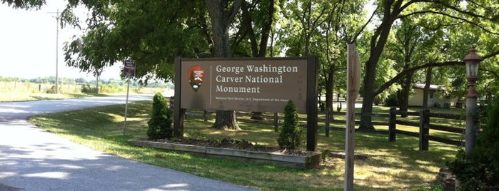 George Washington Carver National Monument is one of United States National Monuments.