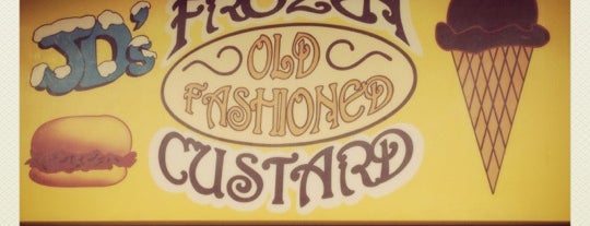 Jd's Old Fashioned Frozen Custard is one of สถานที่ที่ Dave ถูกใจ.