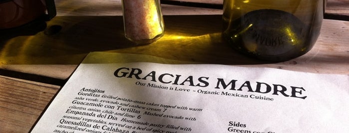 Gracias Madre is one of SF reccomends.