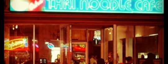 Osha Thai Noodle Cafe is one of Late Night Alumni Spots.