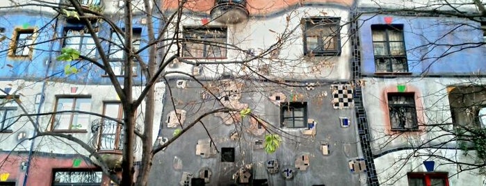 Hundertwasserhaus is one of Vienna, Austria - The heart of Europe - #4sqCities.