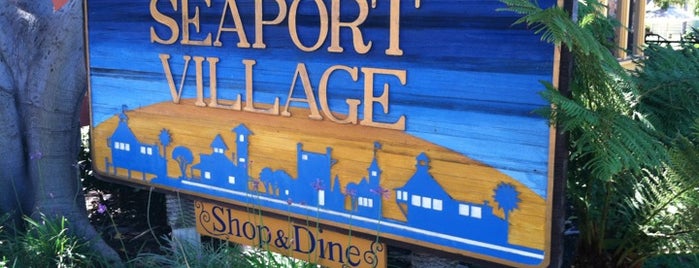 Seaport Village is one of San Diego.