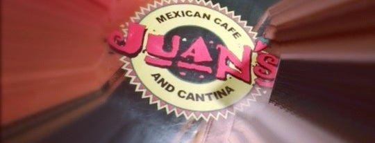 Juan's Mexican Cafe and Cantina is one of Tempat yang Disimpan Kimmie.