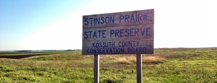 Stinson Prairie State Park is one of Iowa: State and National Parks.