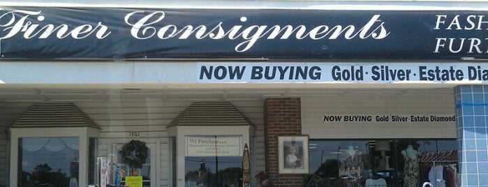 Finer Consignments is one of Lieux qui ont plu à Merilee.