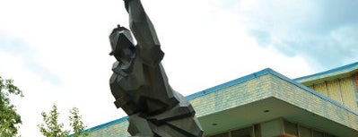 St. Ignatius Sculpture (University of Scranton) is one of Art on Campus.