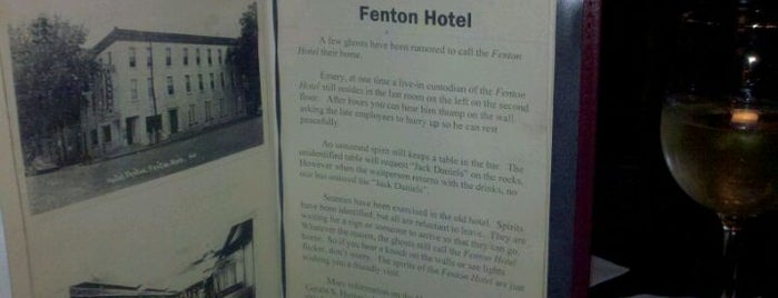 Fenton Hotel Tavern & Grille is one of Restaurants.