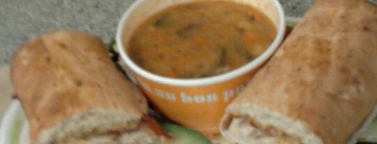 Au Bon Pain is one of Grabbing Lunch on the Go in Chicago's Loop.