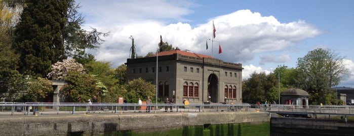 Hiram M. Chittenden Locks is one of Seattle.