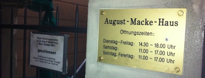 August-Macke-Haus is one of Bonn.