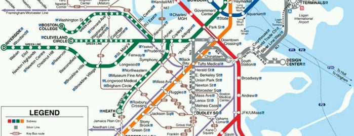 MBTA Train Stations