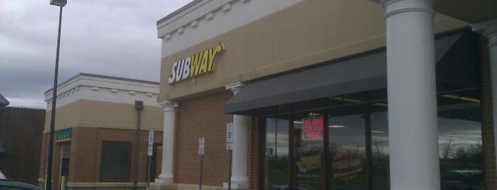 Subway is one of Bowie's 6 Subway Restaurants.