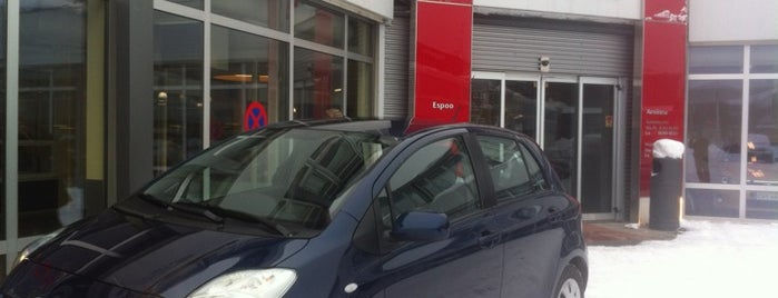 Toyota Espoo is one of Oliver'in Beğendiği Mekanlar.