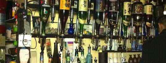 Sake Bar Decibel is one of NYC Bars: To Go.