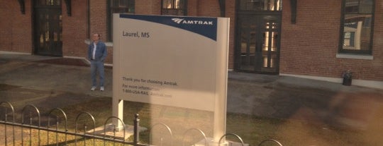 Amtrak Station - Laurel, MS (LAU) is one of Amtrak's Crescent Line: New Orleans to New York.