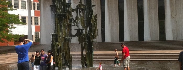 Princeton University Fountain is one of Hometown Haunts.