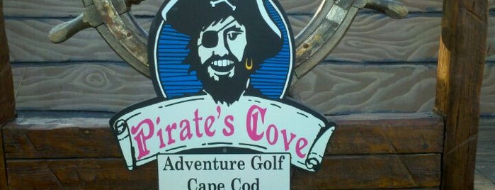 Pirate's Cove Adventure Golf is one of Cape Cod, MA.