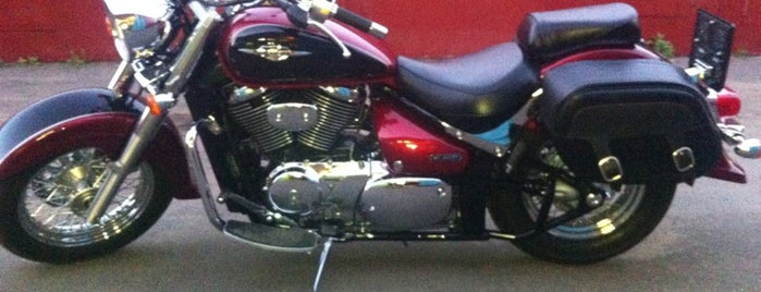 Garage "Harley Davidson" is one of Отдых.