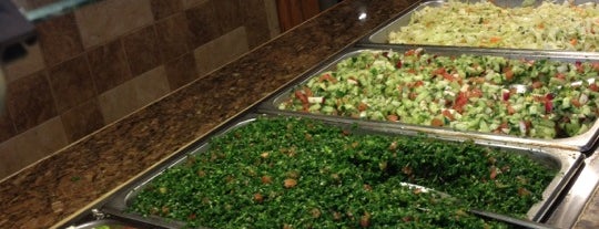 Dimassi's Mediteranean Buffet is one of home spots.