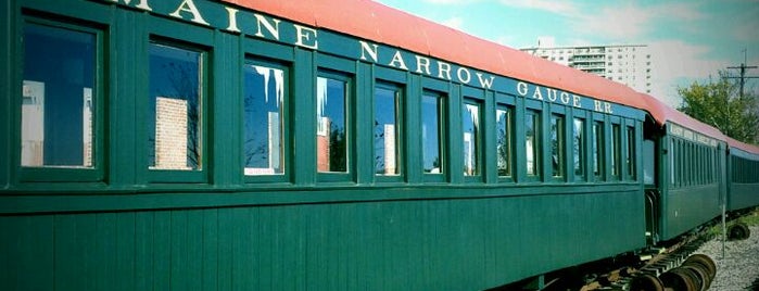 Maine Narrow Gauge Railroad Company & Museum is one of Train places.