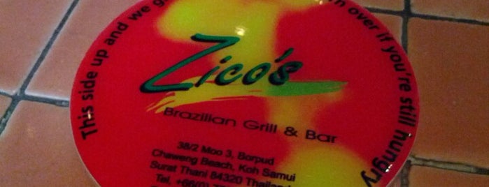 Zico's Brazillian Grill N Bar is one of Locais curtidos por Cesur.