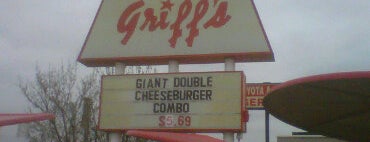 Griff's Hamburgers is one of Resturants to Visit.