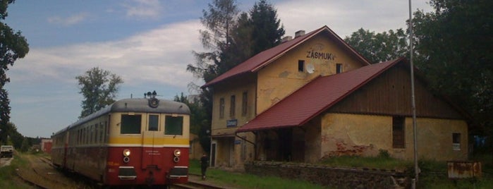 Železniční stanice Zásmuky is one of Železniční stanice ČR: Z-Ž (14/14).