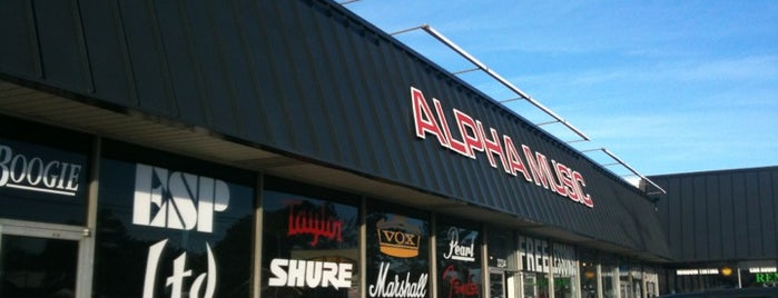 Alpha Music is one of Tempat yang Disukai Aljon.