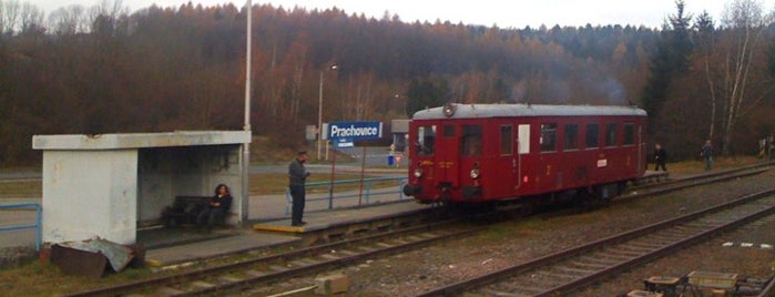 Železniční stanice Prachovice is one of Železniční stanice ČR: P (9/14).