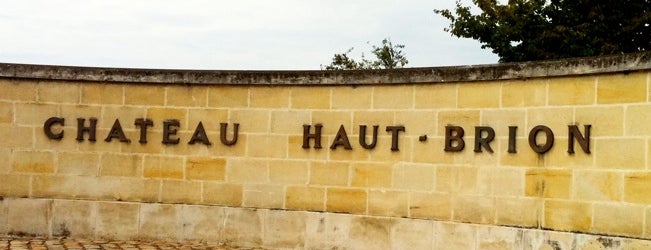 Château Haut-Brion is one of Bordeaux's Top Spots = Peter's Fav's.