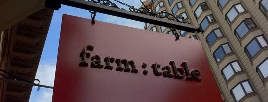 farm : table is one of Fave.