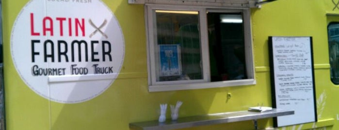 Latin Farmer Gourmet Food Truck is one of lunch spots.