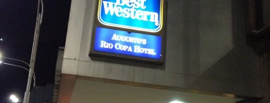 Best Western Augusto's Rio Copa Hotel is one of สถานที่ที่ Charles ถูกใจ.